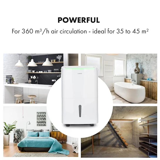 Odvlhčovač vzduchu Klarstein DryFy Connect 40 vhodný do každé místnosti