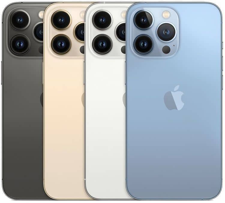 Apple iPhone 13 Pro barvy