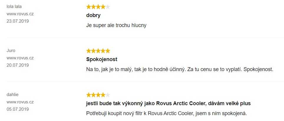 Zkušenosti s ochlazovačem vzduchu Rovus Artic Air Ultra