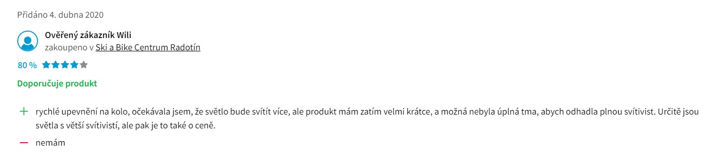 Recenze a zkušenosti se světlem na kolo Lezyne Zecto Drive