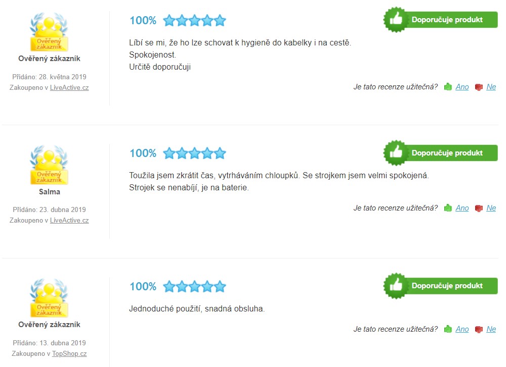 Recenze a zkušenosti s epilátorem Tweeze Premium Wellneo