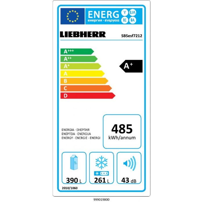 Liebherr SBSesf 7212 energetický štítek