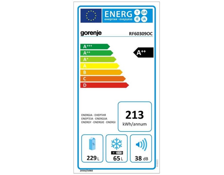 Gorenje RF 60309OC – energetický štítek