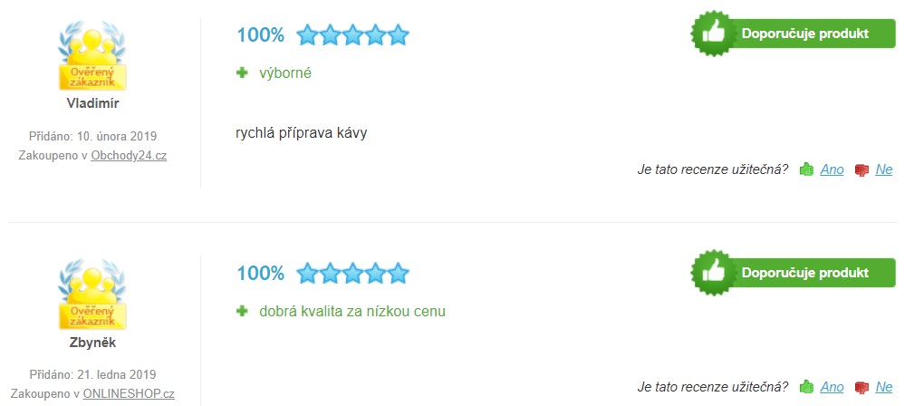 Recenze a zkušenosti s kávovarem ETA 3174 Inesto