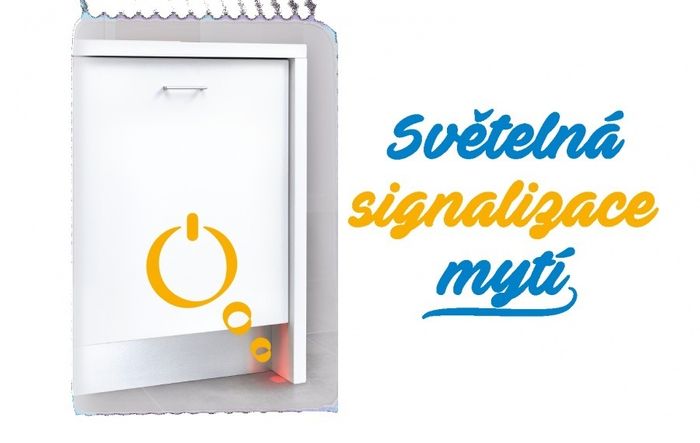 Beko DIN 28430 světelná signalizace mytí