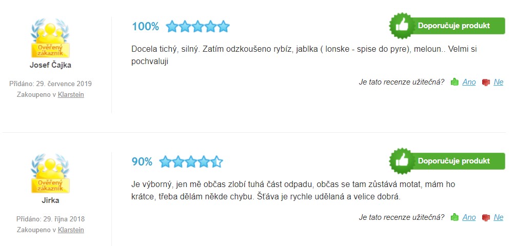 Recenze a zkušenosti s Klarstein Fruitberry