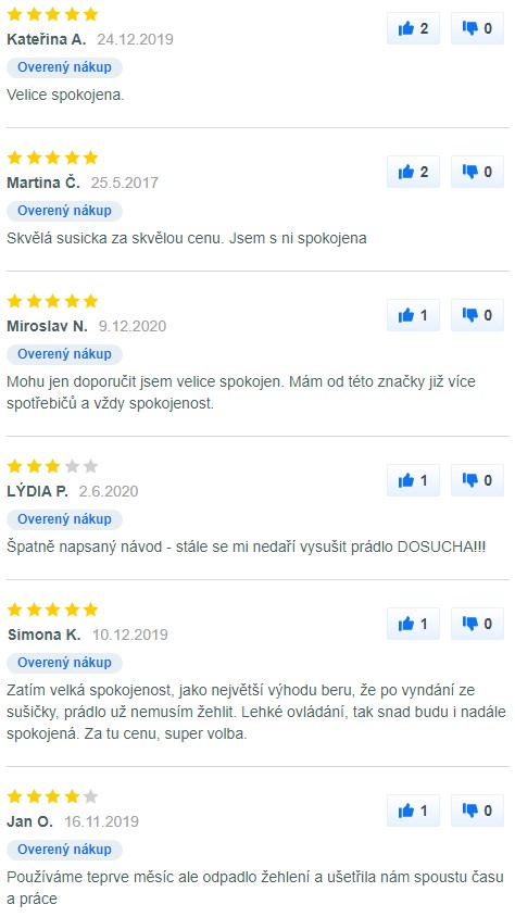 Recenze a zkušenosti se sušičkou prádla AEG ProSense T6DBG28SC