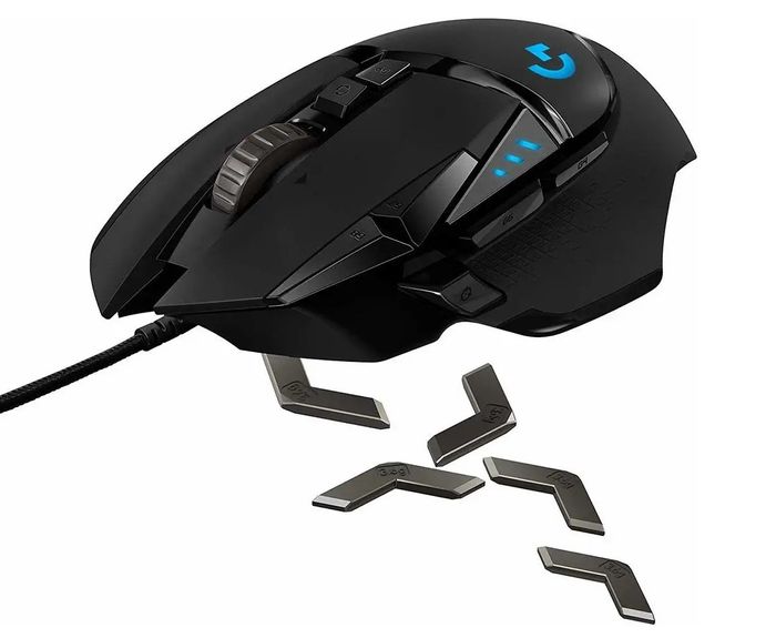 Herní myš Logitech G502 Hero se závažími