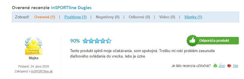 Recenze a zkušenosti s masážním křeslem inSPORTline Dugles