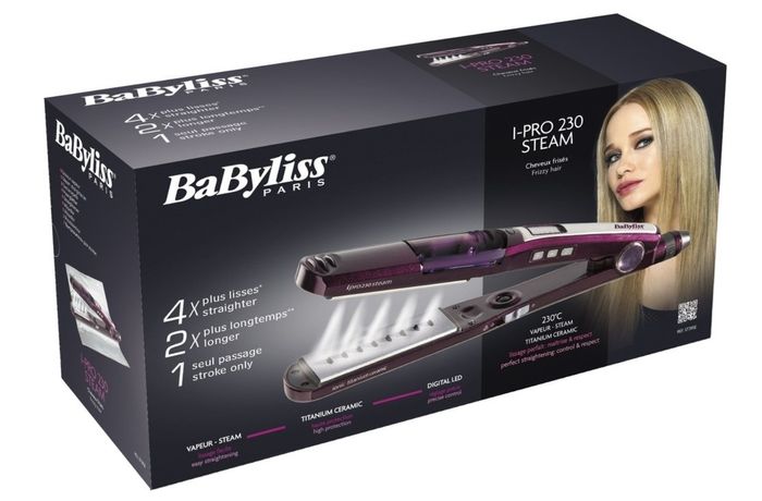 Parní žehlička na vlasy BaByliss ST395E iPro 230