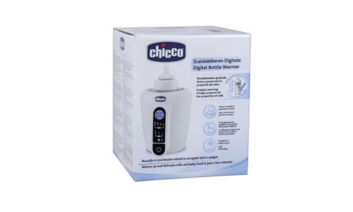 Chicco digitální ohřívač lahví balení