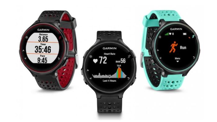 Garmin Forerunner 235 Optic dostupné v různých barevných provedeních