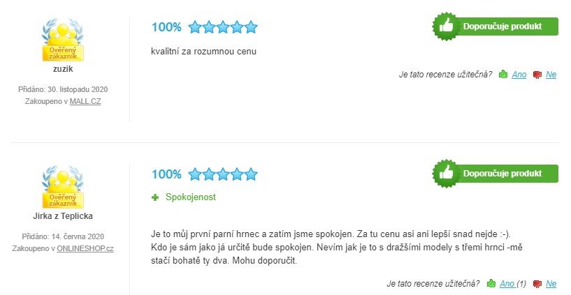 Recenze a zkušenosti s parním hrncem Tefal VC140131