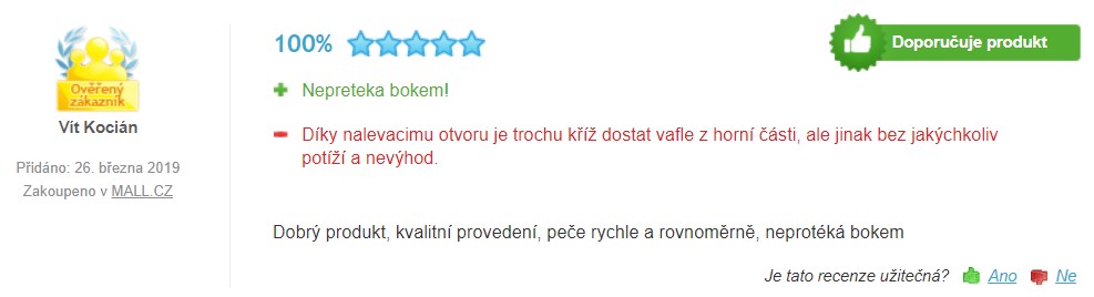 Zkušenosti s vaflovačem Steba WE 20