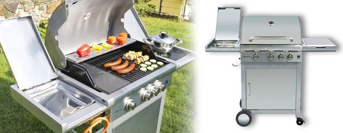 Plynový gril G21 California BBQ Premium line se 4 hořáky