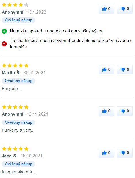 Recenze a zkušenosti s odvlhčovačem vzduchu Concept OV1100