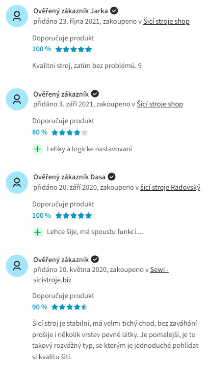 Recenze a zkušenosti s šicím strojem Janome 419