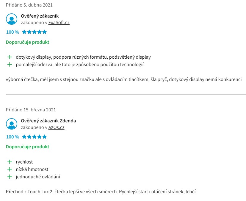 Recenze a zkušenosti s čtečkou knih PocketBook 628 Touch Lux 5