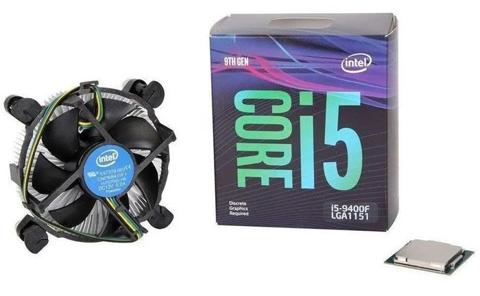 Procesor Intel Core i5-9400F s chladičem