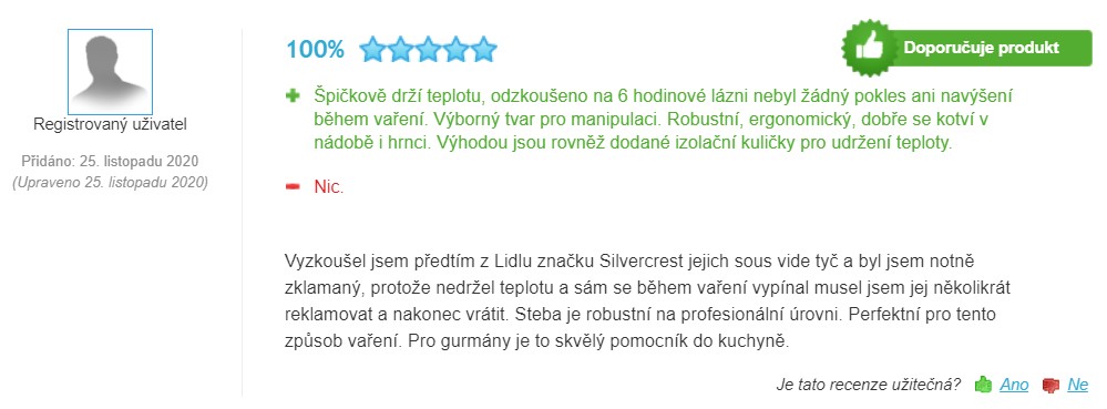 Recenze a zkušenosti s vařičem Steba Sous-Vide SV 50