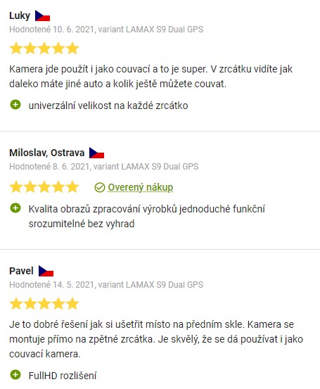 Recenze a zkušenosti s kamerou do auta Lamax S9 Dual