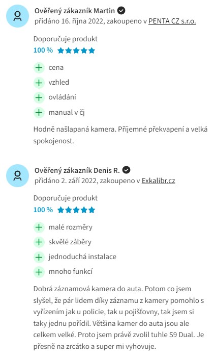 Recenze a zkušenosti s kamerou do auta Lamax S9 Dual