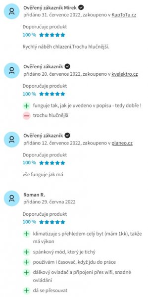 Recenze a zkušenosti s mobilní klimatizací Sencor SAC MT9030C