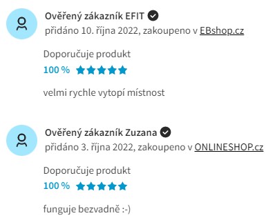 Recenze a zkušenosti s olejovým radiátorem Sencor SOH 3311BK