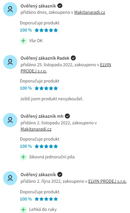 Recenze a zkušenosti s řetězovou pilou Makita DUC254Z